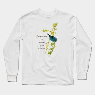 Jehovah is with you, Isaiah 41:10 Long Sleeve T-Shirt